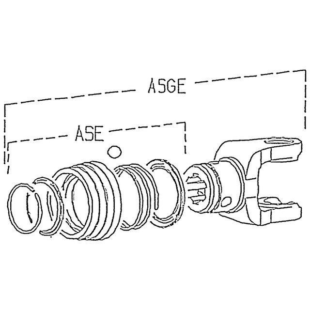 Machoire Extremite 1"3/8 6C 22X55 Verrou A Billes Asge référence fournisseur WAL108330
